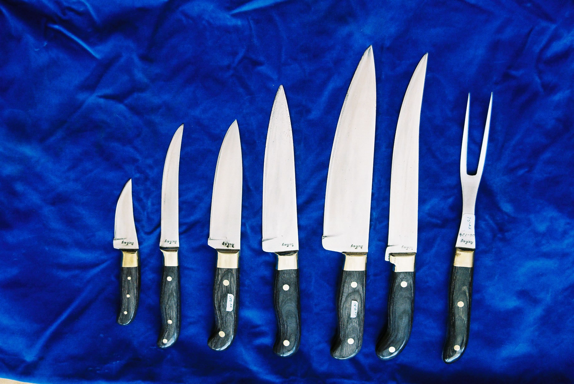 Los tipos de cuchillos