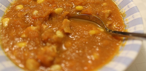 Curry de pollo y zanahoria