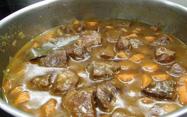 Carne en salsa de la Alpujarra